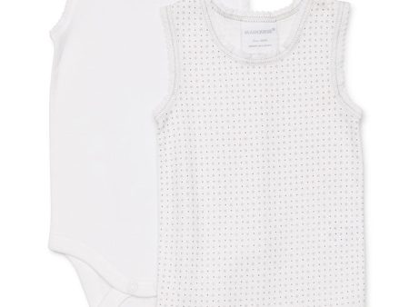 Marquise Spotty 2 Pack Unisex Bodysinglet Online Sale