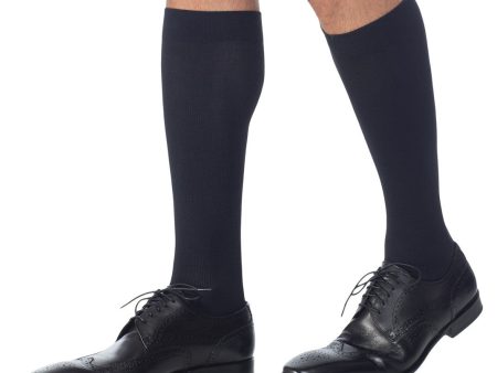 Sigvaris Midtown Microfiber, Men s Calf High Compression Sock 30-40 mmHg Online now