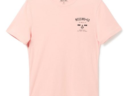 Mossimo Boys Queenscliff Crew Tee - Peach Cheap