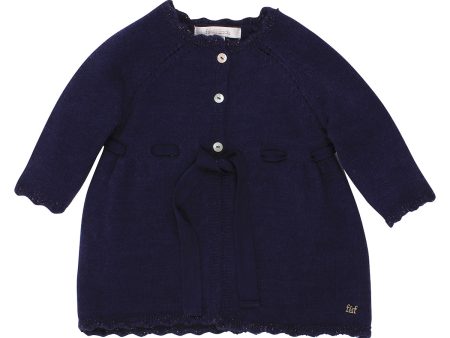 Fox & Finch Long Knit Cardigan- Navy Online Sale