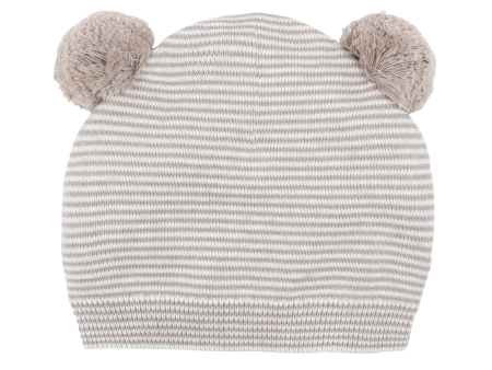 Bebe Koala Beanie in Taupe (Size NB-18M) Hot on Sale