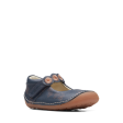 Clarks 26169213 Tiny Flora T. Navy Hot on Sale