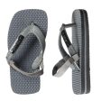 Damien Hall Flip Flops - Gun Metal (Size 8-1) Online Hot Sale