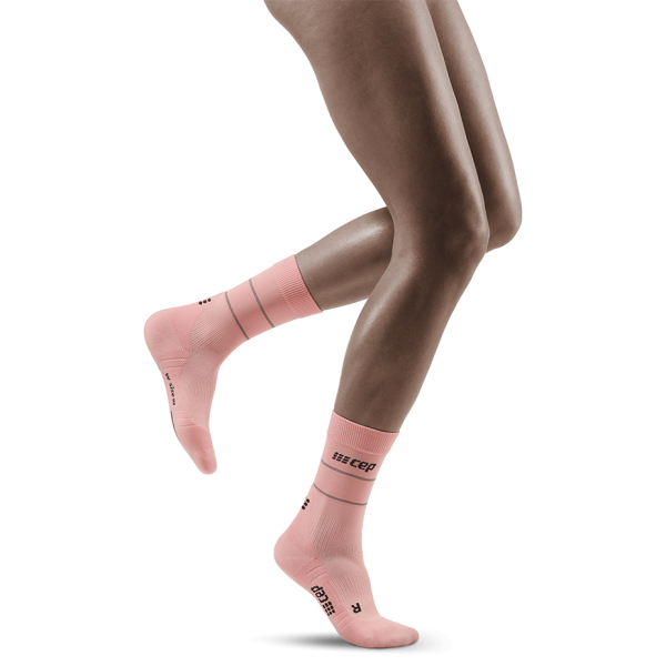 Reflective Mid Cut Compression Socks, Women Online