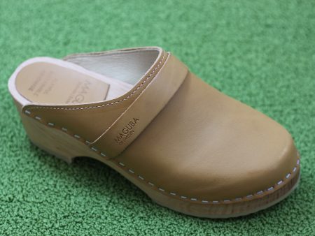 Women s Berkeley Clog - Natural Leather For Sale