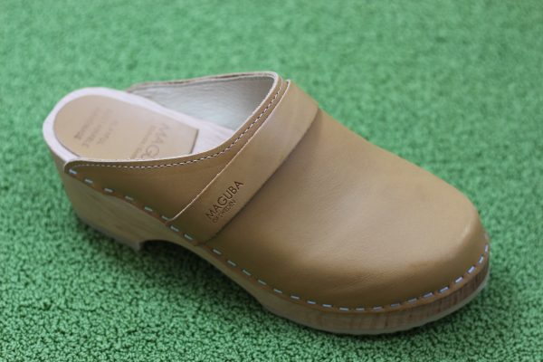 Women s Berkeley Clog - Natural Leather For Sale