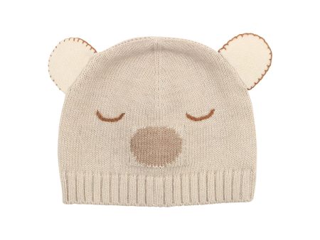 Fox & Finch Crikey Koala Beanie in Sand (Size NB-3Y) For Sale