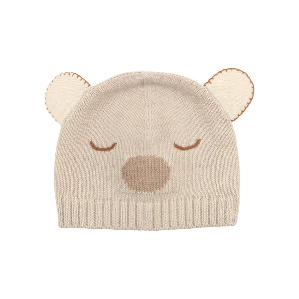 Fox & Finch Crikey Koala Beanie in Sand (Size NB-3Y) For Sale