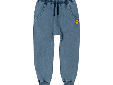 Rock Your Kid Track Pants - Blue Wash (Size 2-12) on Sale