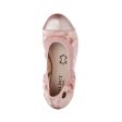 Walnut Catie Velvet Ballet in Blush For Discount