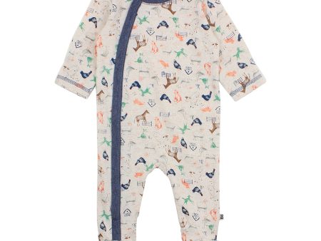 Bebe Beau Zip Romper (Size PREM-0) Hot on Sale