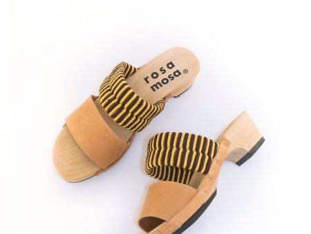 Mago sandals, yellow coffee Discount