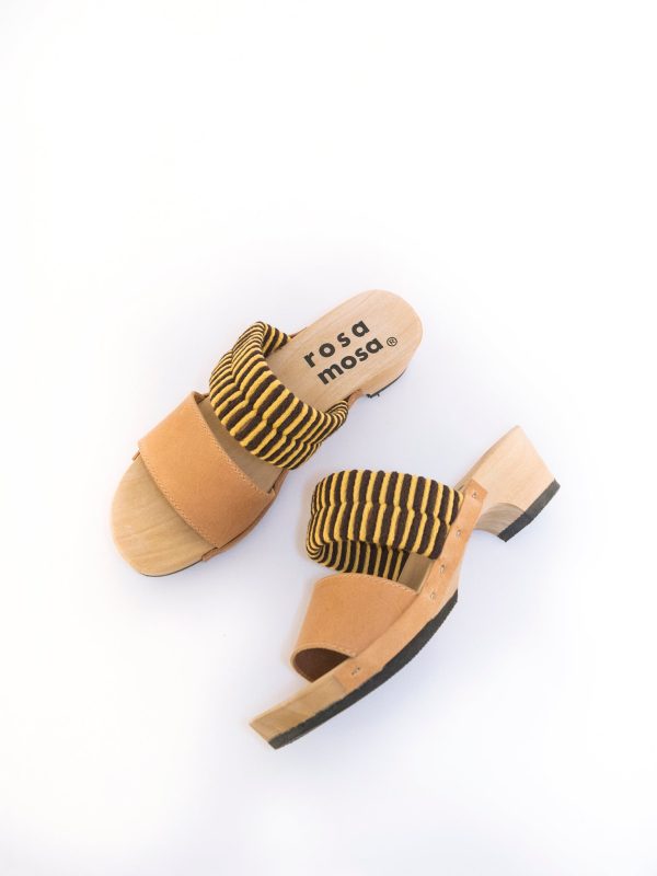 Mago sandals, yellow coffee Discount