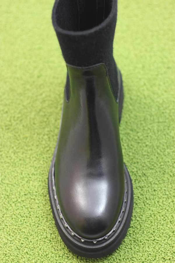 Women s 20289 Chelsea Boot - Black Leather Fashion