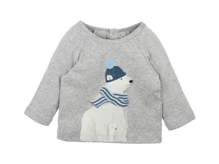 Bebe Blair Polar Bear Tee - Blue Grey (Size 000-5) For Discount