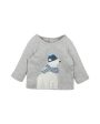 Bebe Blair Polar Bear Tee - Blue Grey (Size 000-5) For Discount