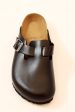 Women s Boston Clog - Black Leather Discount