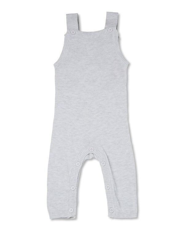 WALNUT Fletch Knit Overall Pale Grey Marle Online