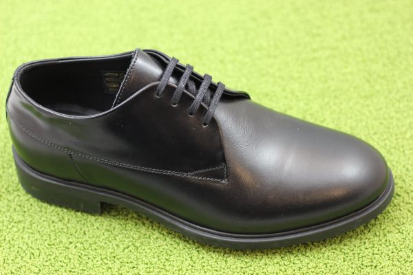 Mens Linea Derby Oxford - Black Leather Online now