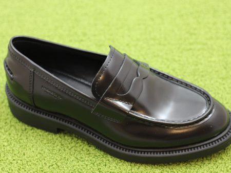 Womens Alex W Loafer - Black Leather For Cheap