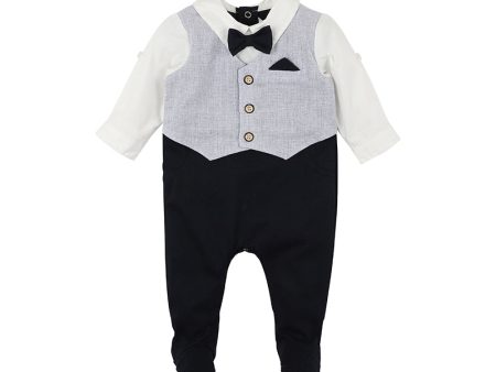 Bebe Albert Gentleman Romper (Size 000-1) Discount