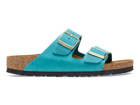 Birkenstock 1026590 Arizona Oiled Leather Biscay Bay For Discount