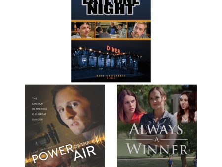 Power of the Air, Always A Winner, Late One Night - DVD - 3 Pack Hot on Sale