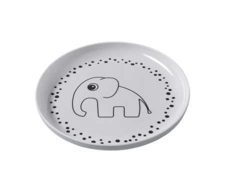 Done By Deer Happy Dots Yummy Plate - Grey Online Sale