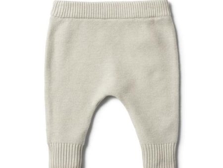 Wilson & Frenchy Ice Grey Knitted Legging Hot on Sale