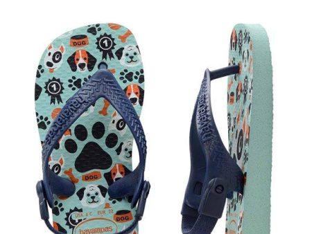 Havaianas Baby Pets Ice Blue Navy Blue Online