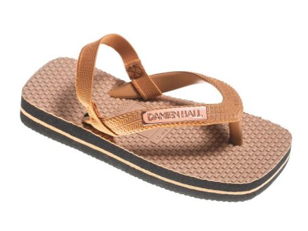 Damien Hall Flip Flops - Tan (Size 8-1) Sale