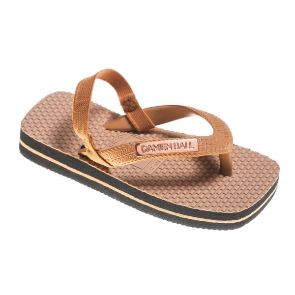 Damien Hall Flip Flops - Tan (Size 8-1) Sale