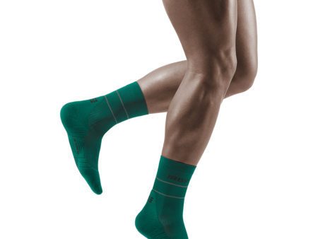 Reflective Mid Cut Compression Socks, Men Sale