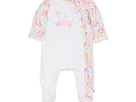 Bebe Ariana L S Zip Romper with Feet  XS17-796 Online Sale