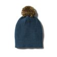 Wilson & Frenchy Steel Blue Knitted Hat with Pom Pom on Sale