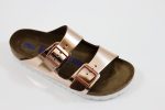 Women s Arizona Sandal - Metallic Copper Leather Cheap