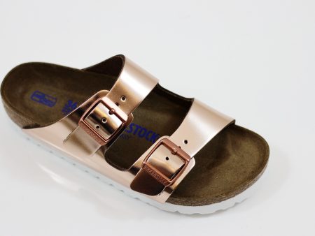 Women s Arizona Sandal - Metallic Copper Leather Cheap