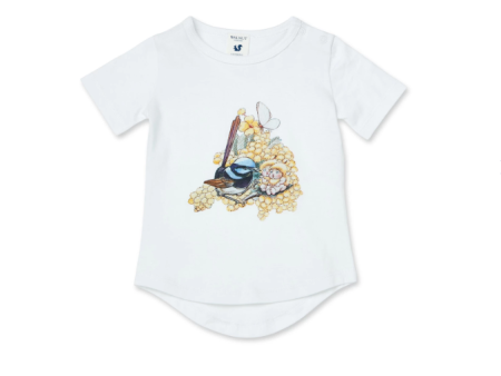 Walnut + May Gibbs Frankie P Tee - Wattle Wren (Size 000 - 4) Discount