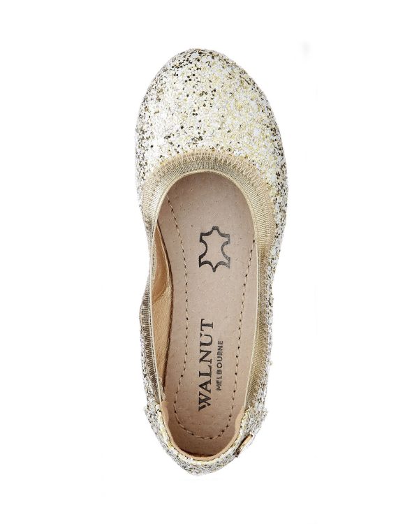 Walnut Catie Freckle Ballet in Gold Sale