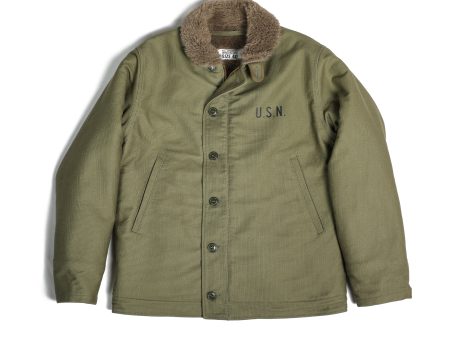 3ND Deck Jacket Olive Cheap