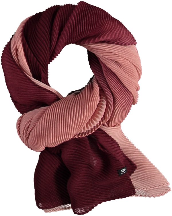 Fraas 625490 400 Rose Berry Pleated Tonal Wrap Hot on Sale