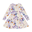 Rock Your Kid Lilac Florals Waisted Dress - Floral (Size 2-12) Online