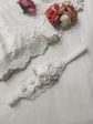 Handmade Christeninng Headband With Flowers - Ivory Hot on Sale