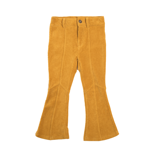 Rock Your Baby Corduroy Flare Jeans - Mustard Supply