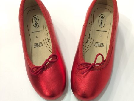 Old Soles Brulee Shoe in Red Foil Hot on Sale