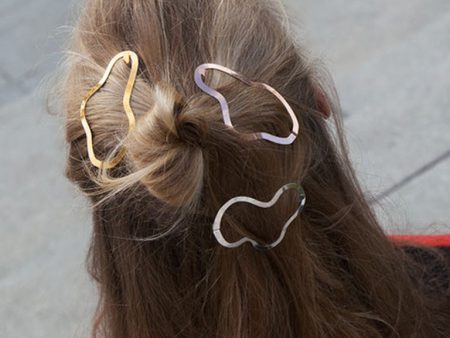 Greta hair-clip, silver Online Hot Sale