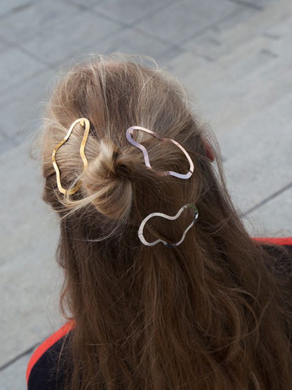 Greta hair-clip, silver Online Hot Sale