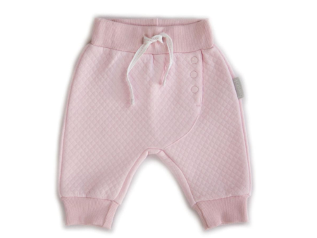 Beanstork Pink Quilted Bell Pants (Size 3M-12M) Online now