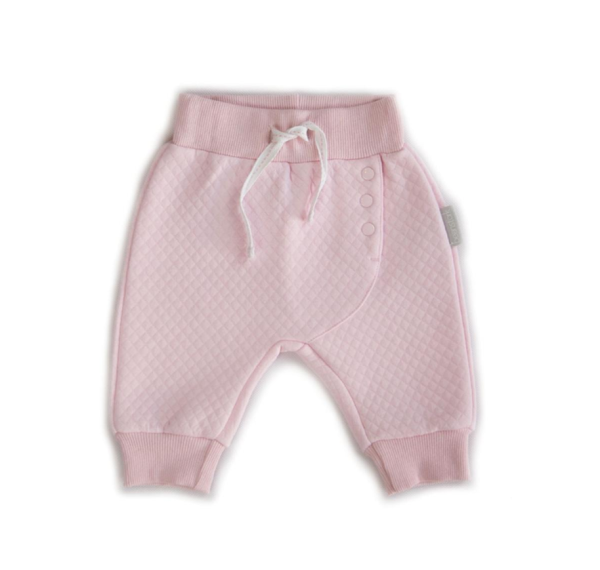 Beanstork Pink Quilted Bell Pants (Size 3M-12M) Online now