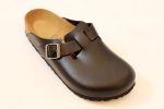 Women s Boston Clog - Black Leather Discount